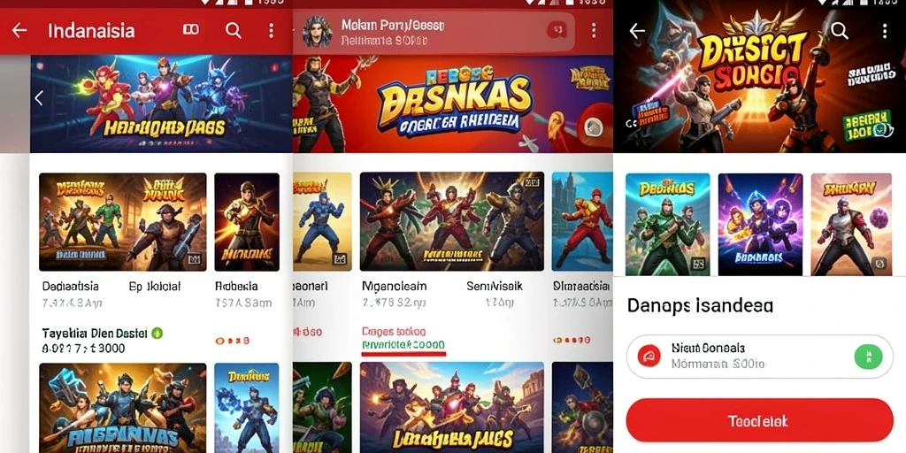 Tampilan antarmuka pengguna yang menarik.