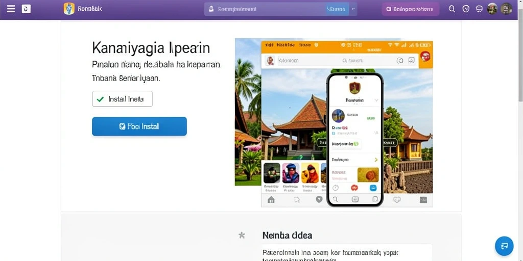 Tampilan utama aplikasi BULANTOGEL yang menarik.
