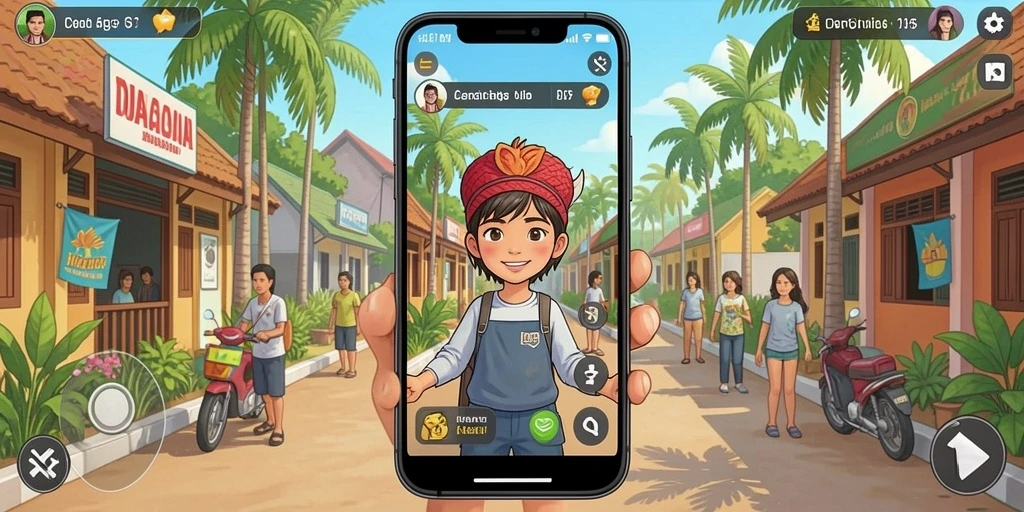 Tampilan permainan slot yang menawan dan penuh warna.