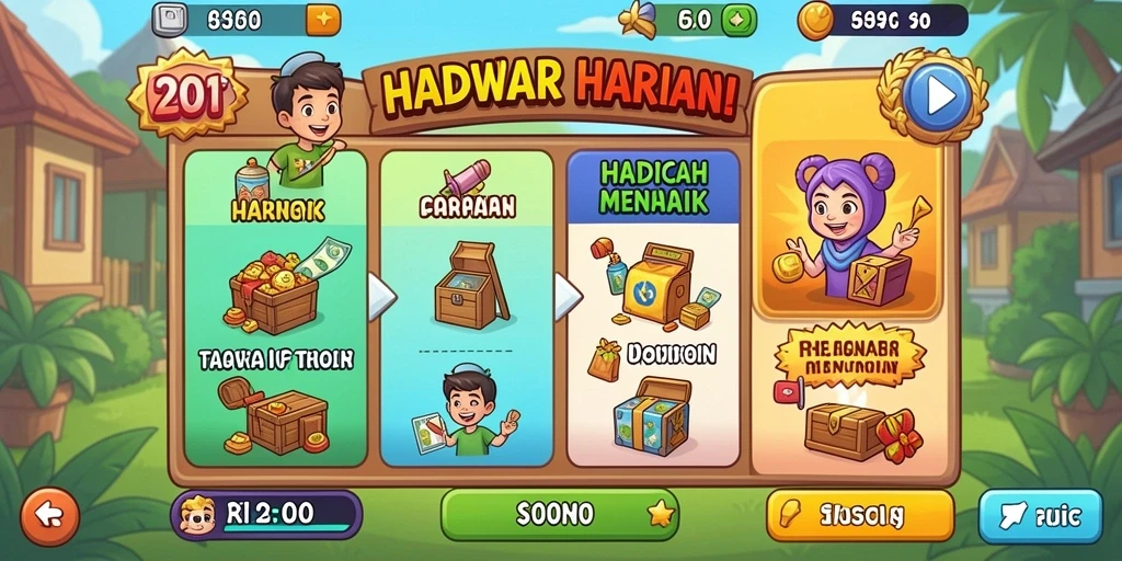 Tampilkan karakter kustomisasi yang menarik dan unik.