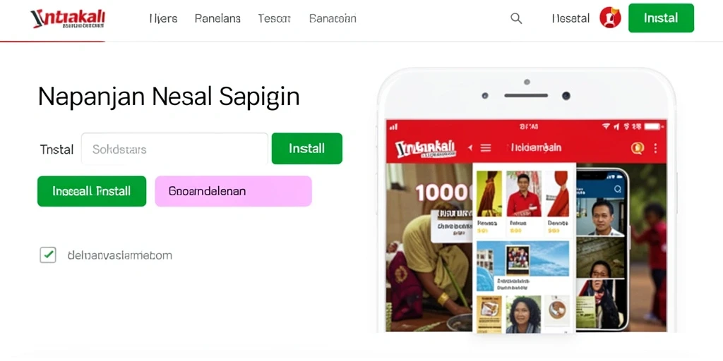 Tampilan awal permainan yang menarik dan mengundang.
