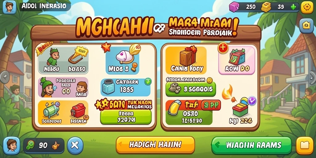 Tampilan awal yang menawan dan menarik.